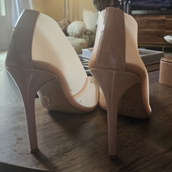 Mix No 6 Pink Nude Jelly Transparent Heels - Picture 5 of 7